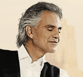 Andrea Bocelli canterà live in streaming da Regio di Parma