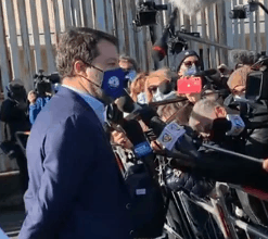 Matteo Salvini: “sono a processo per aver combattuto gli scafisti”