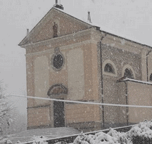 Neve a bassa quota in provincia di Varese, a Caravate oltre 10cm