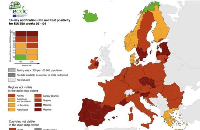 Nuove mappe Ue, Bolzano e Friuli in “rosso scuro”