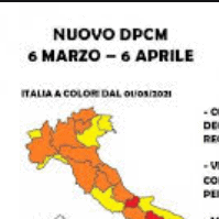 Il nuovo Dpcm in vigore dal 6 marzo